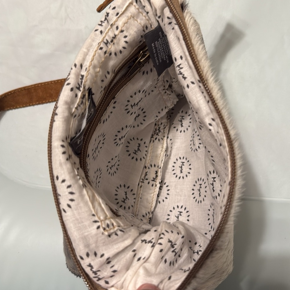 Myra Bag Brown and Black Crossbody Bag - Picture 8 of 11